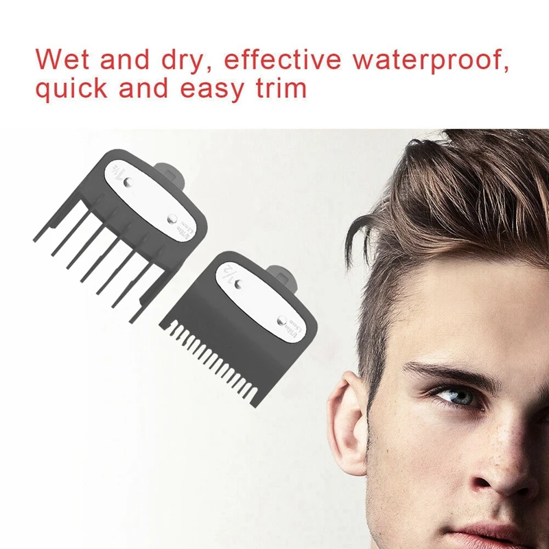 4Pcs Hair Clipper Limit Comb Guide 1.5Mm/4.5Mm Size Barber Replacement For Wahl