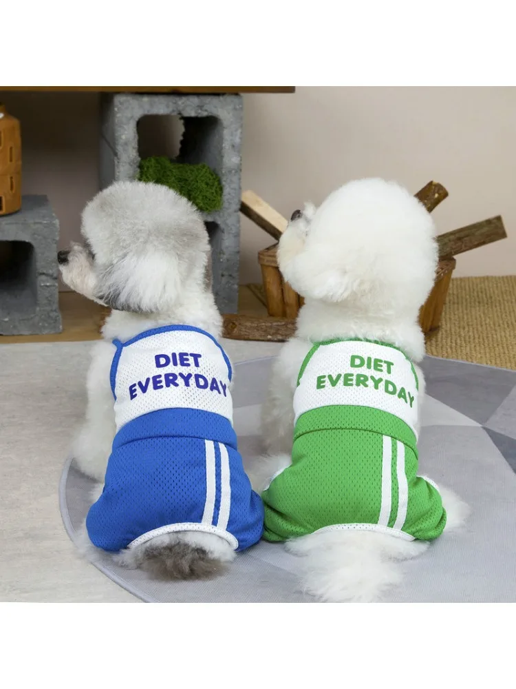 roupa-para-caes-de-estimacao-calcas-de-malha-respiravel-de-verao-novo-estilo-confortaveis-de-quatro-patas-para-pomeranian-poodle-e-caes-pequenos-modelo-26-com-alcas-para-uso-diario