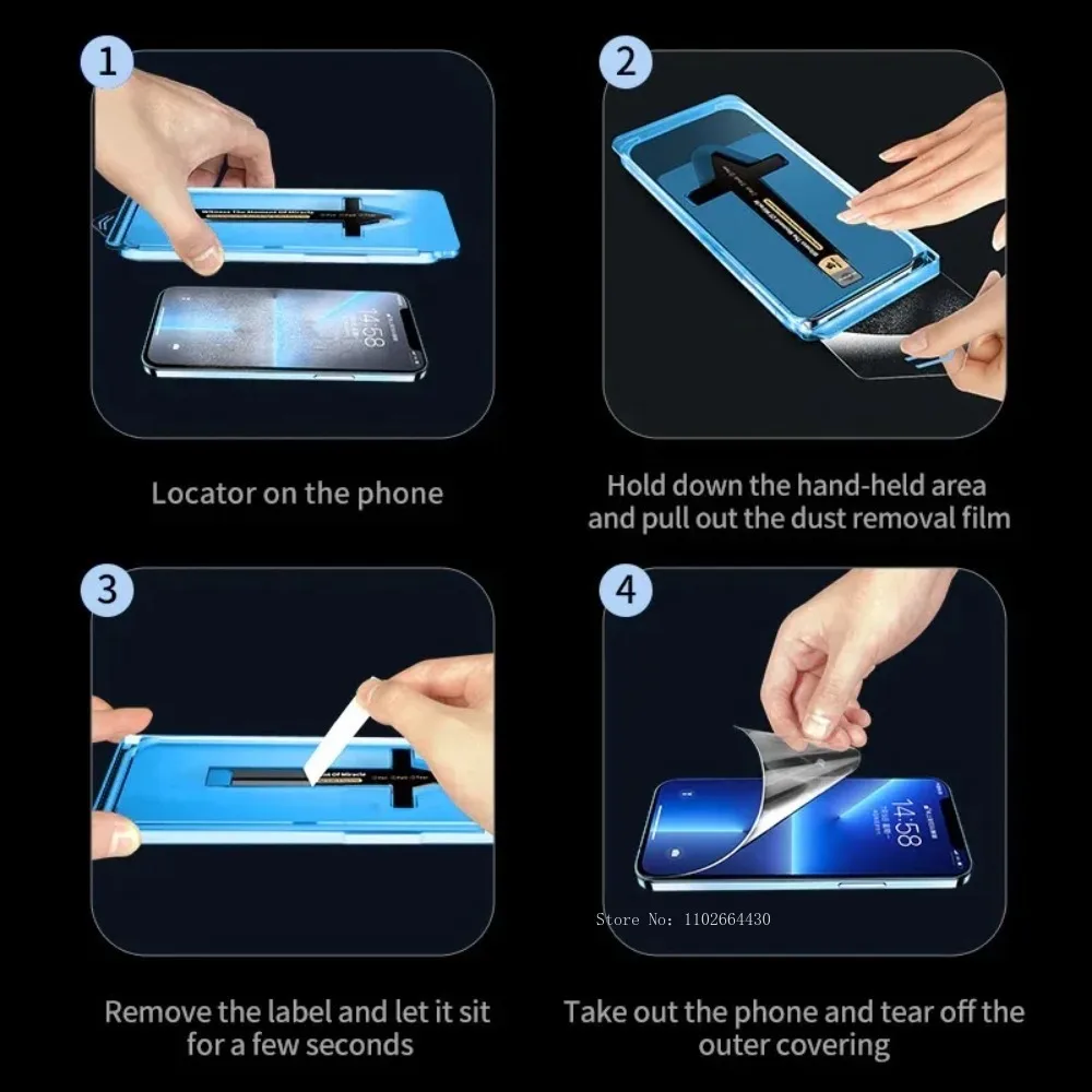 FOR Oneplus 9RT 9R 8T 7T 9 7 6T 6 ACE PRO One Plus Screen Protector Toughened Tempered Glass Easy Install Auto-Dust Removal Kit