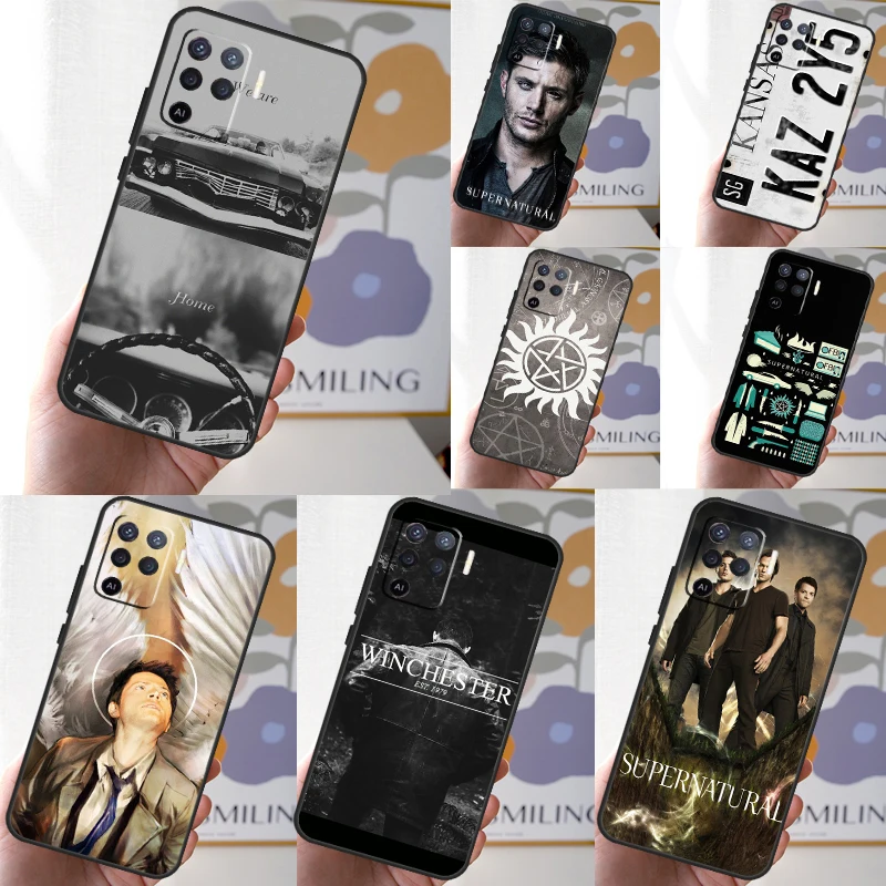 Supernatural Winchester Case For OPPO A96 A76 A16 A98 A78 A58 A5 A9 A15 A17 A77 A52 A72 A53S A57S A54 A74 A94 Cover