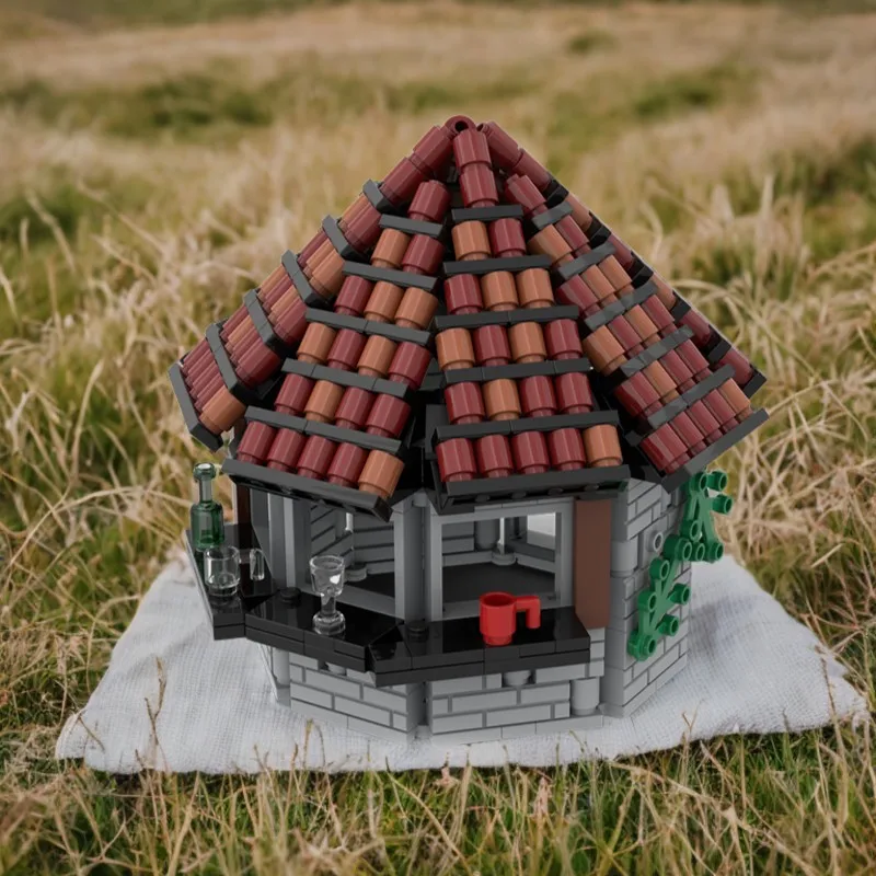 

447 шт. Moc маленькие строительные блоки для еды, креативный подарок для детей, развивающая игрушка на день рождения