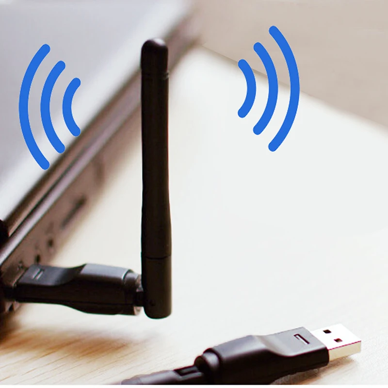 150Mbps Wireless Network Card Mini USB WiFi Adapter LAN Wireless Wifi Receiver Dongle Antenna for PC Windows