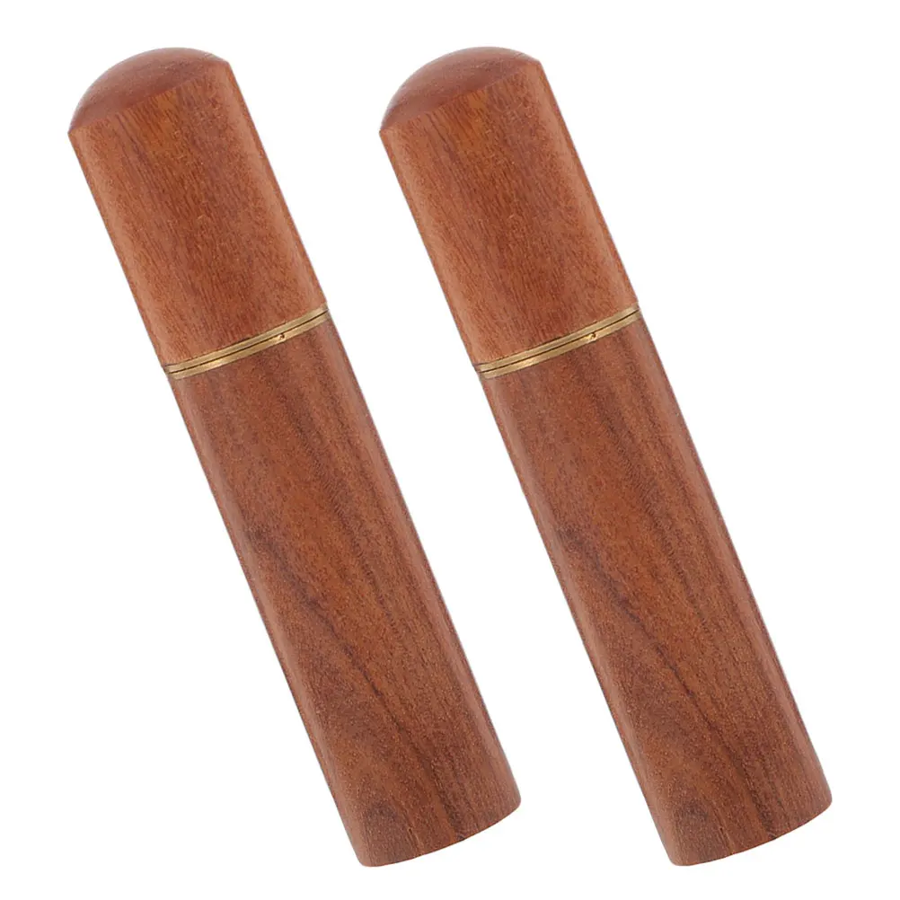 

2pcs Match Storage Tube Portable Camping Organizer Brown Bottle Stove Travel Survival Container Matches Box Holder