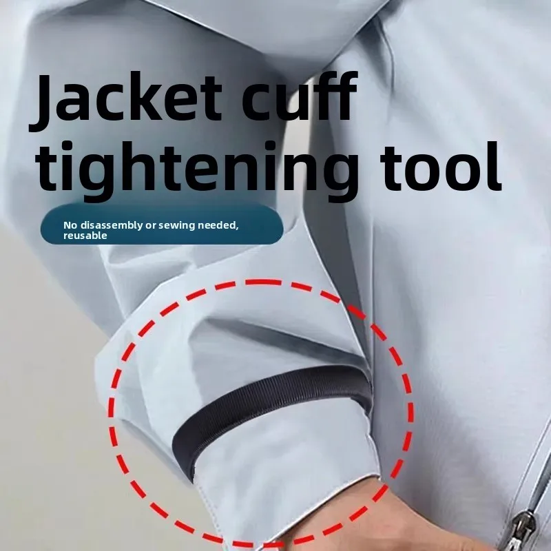 

Elastic Sve Cuff Tightening Bule down Jaet Coat Length Adjusent Tool Magic Tape Fastener Home Sewing DIY Accory
