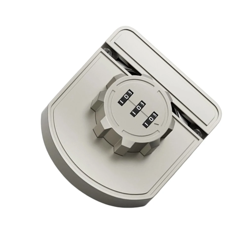3 Digit Keyless Combination Lock for Cabinets Drawers Closets Tamper Proof Zinc Alloy Construction 5.9 6.9 8cm