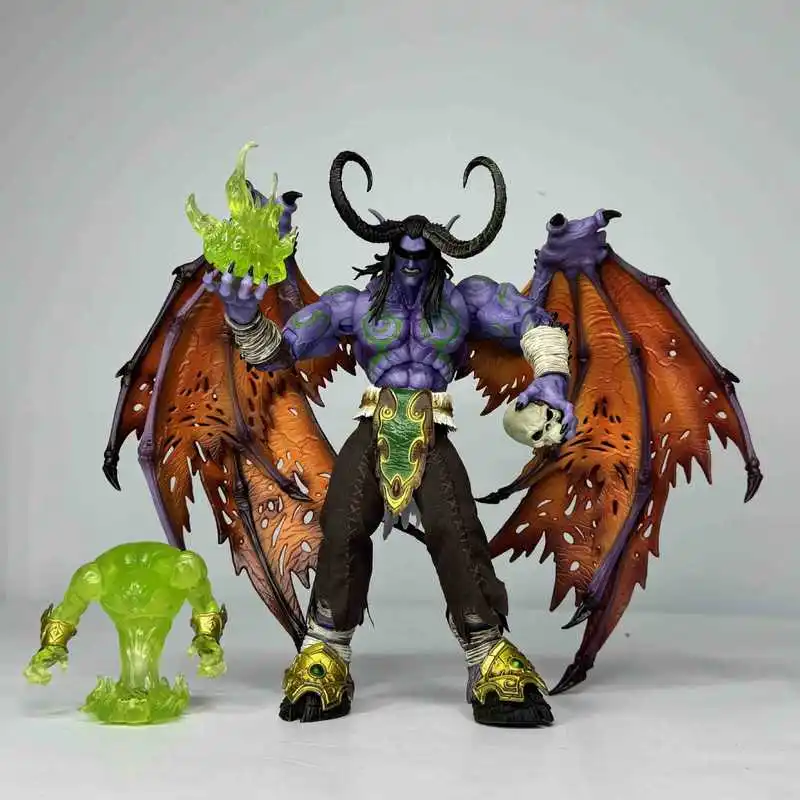 

Аниме Warcraft Demon Hunter фигурка модель-ручная скульптура для офисного декора может блесить Коллекционное украшение ручной работы
