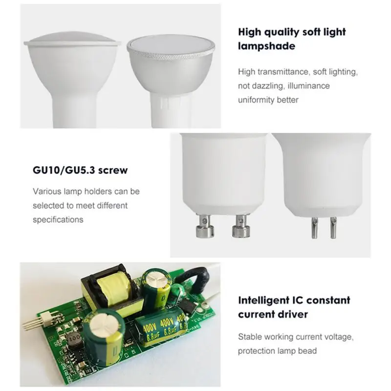 EWelink GU10 와이파이 스마트 전구, 5W 스마트 홈 RGB 조절 가능 LED 전구, 알렉사 구글 홈과 작동