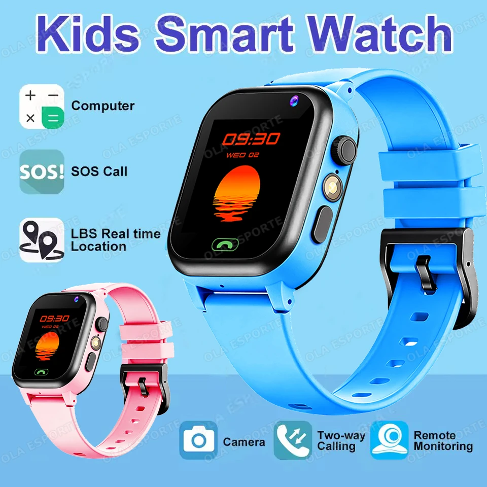 

2026 НОВЫЕ умные часы для детей, многофункциональные часы с управлением камерой, фотосъемка, многорежимные игры мудрости, язык, подарок для детей