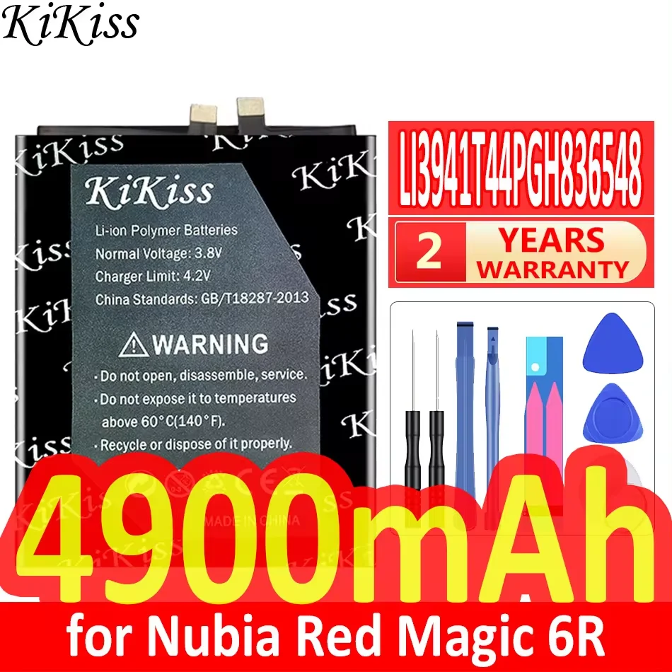 Battery LI3941T44PGH836548 4900mAh for ZTE Nubia Red Magic 6R Bateria