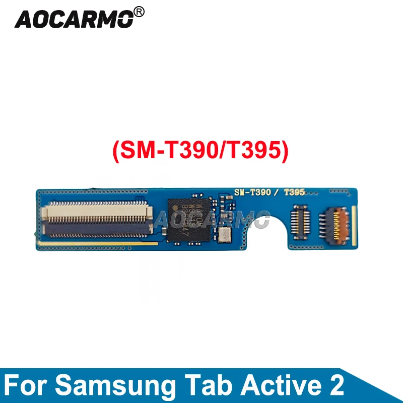 

Aocarmo для Samsung Galaxy Tab Active 2 SM- T390/T395, маленькая плата, сенсорная плата, соединитель, запасные части