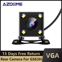 AZDOME Car Rear View Camera 2.5mm 4Pin Jack Port Video Port With LED Night Vision For GS63H M06 Mirror Dash Cam Backup Cameras