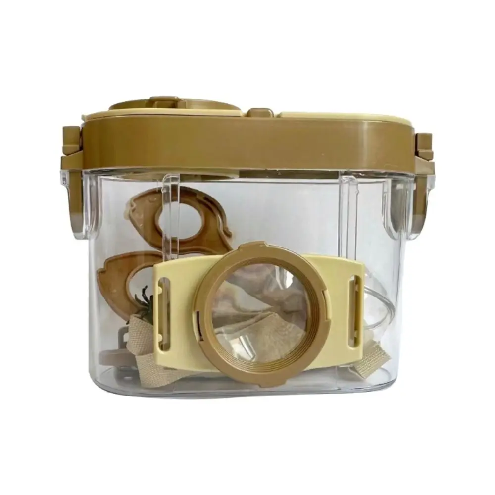 

Double Magnifier Bug Viewer Plastic Kid Development Toy Insect Box Magnifier Insect Catcher Cage Insect Learning Supplies