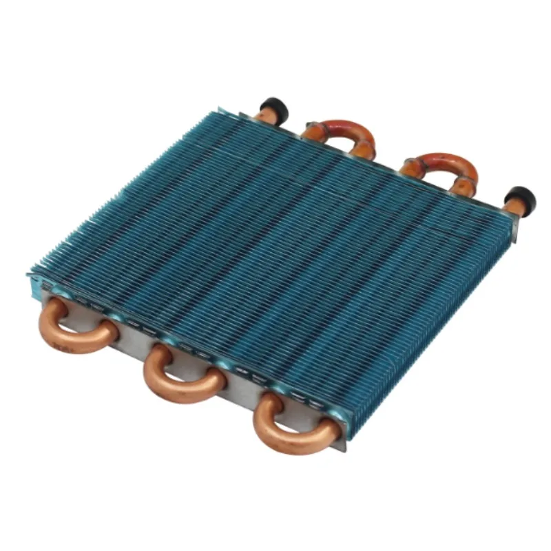 Mini condenser radiator air-cooled copper tube finned Radiator evaporator heat exchanger water cooling radiator accessories - view 4