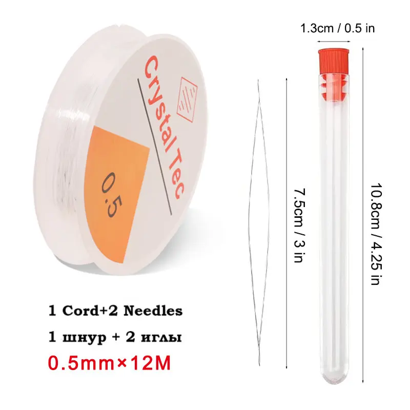 0,5–1,0 mm elastische Schnur, Perlenfaden, Stretch-Schnur, Faser-Bastellinie für Schmuckherstellung, DIY-Rocailles, Pony-Perlen, Armbänder