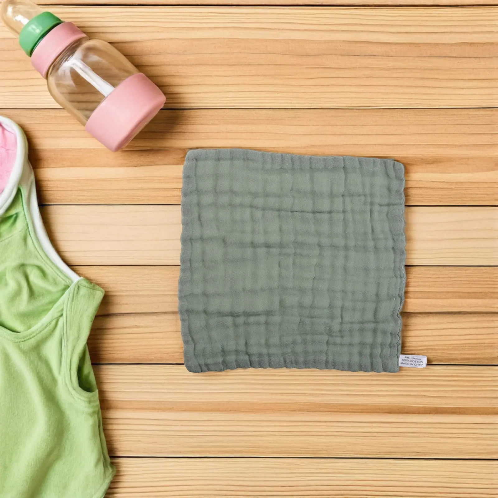 

Набор из 8 ультрамягких 6-слойных муслиновых салфеток из хлопка для новорожденных: для отрыжки, прорезывания зубов, слюней, кормления и ухода за лицом