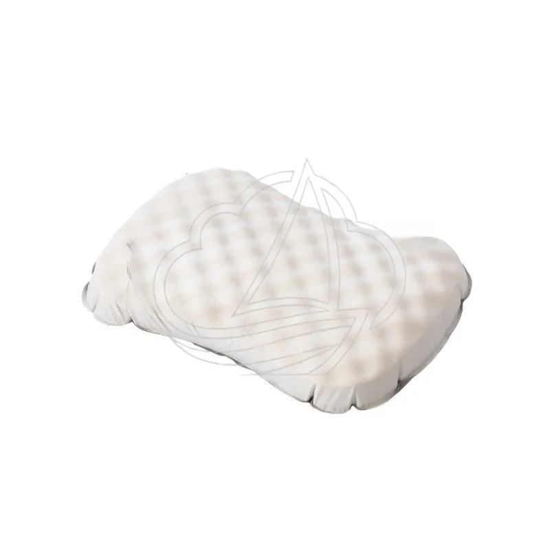 Ice Silk Inflatable Pillow Portable Travel Nap Cushion Foldable Pillow for Outdoor Camping Use