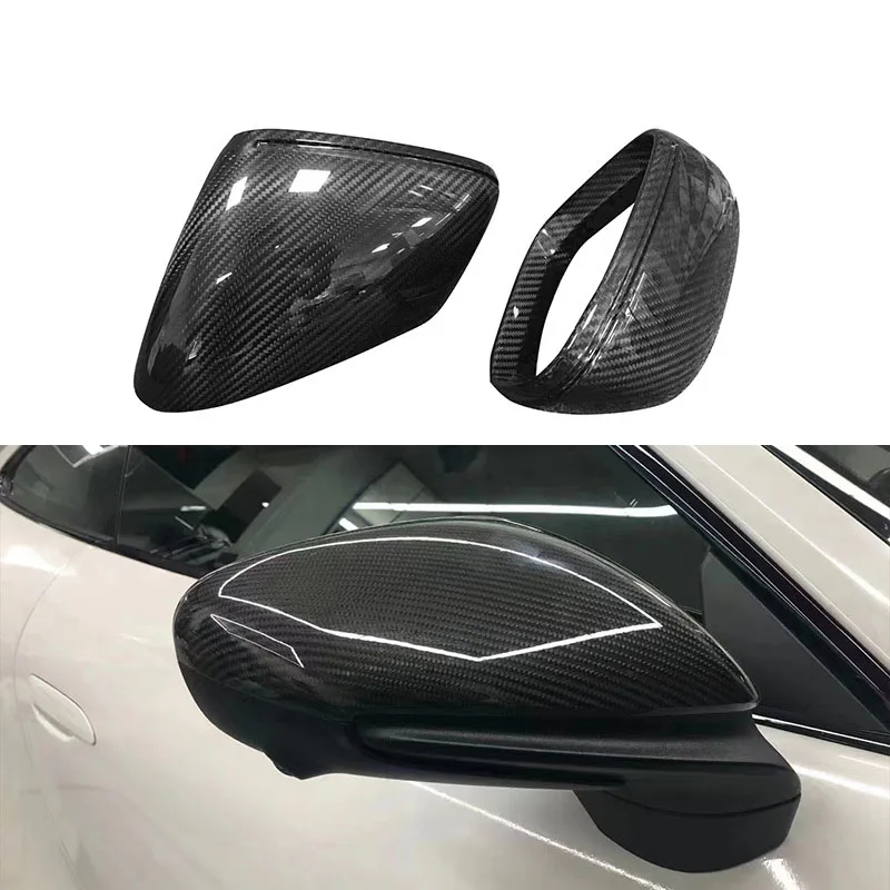 

Carbon Fiber Original Reversing Mirror Cover Mirror Cover Auto Parts for Porsche 911 992 Mirror Housing Dry 2019