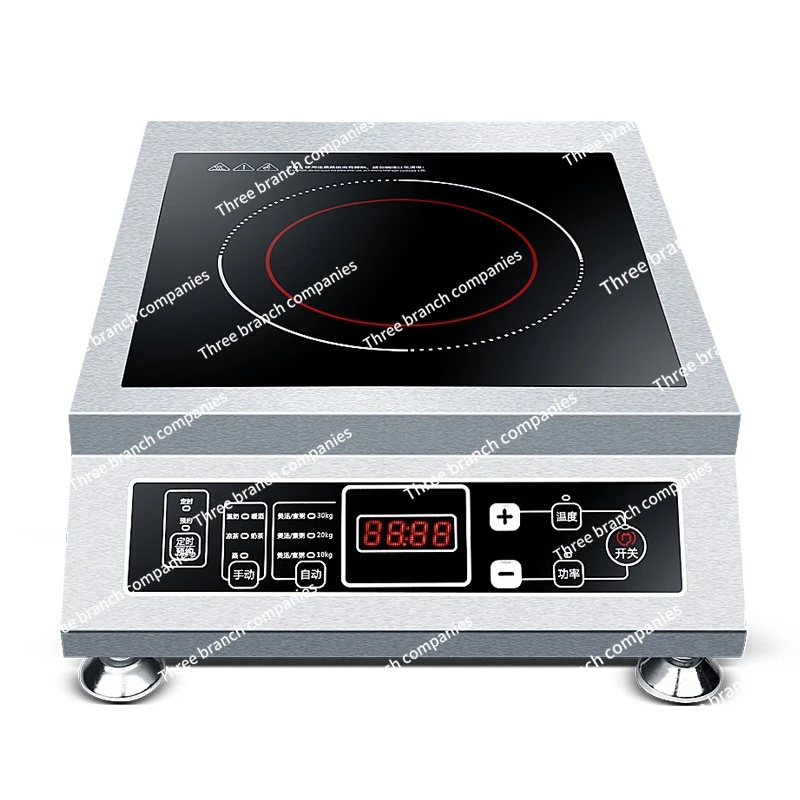 

Commercial induction cooker high power stainless steel induction cooker household hot pot stir frying steaming