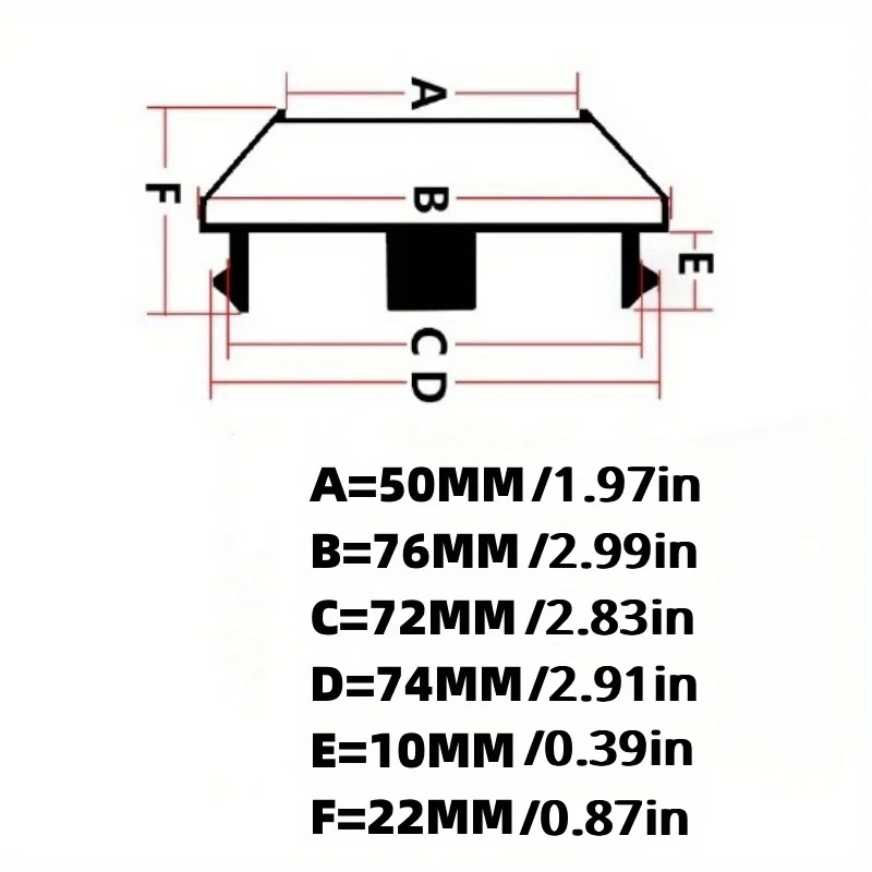 4 Stück 76 mm für Auto modifizierte Naben-Mittelkappe Auto-Radkappen-Abdeckung Radnaben-Logo Reifen-Mittel-Logo Felgenkappe Schwarz Silber