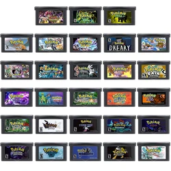 Pokemon GBA Games Cartridge 32 Bit Video Game Console Card Gaia Nameless Dreary Vega Minus PokeDuel Vega- for Retro Fans Gift