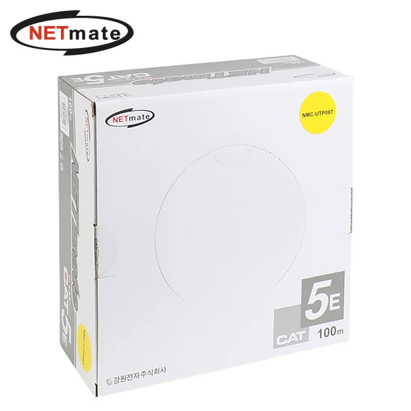 Gangwon NMC-UTP08T CAT.5E UTP Cable 100m (Told Line/Yellow)