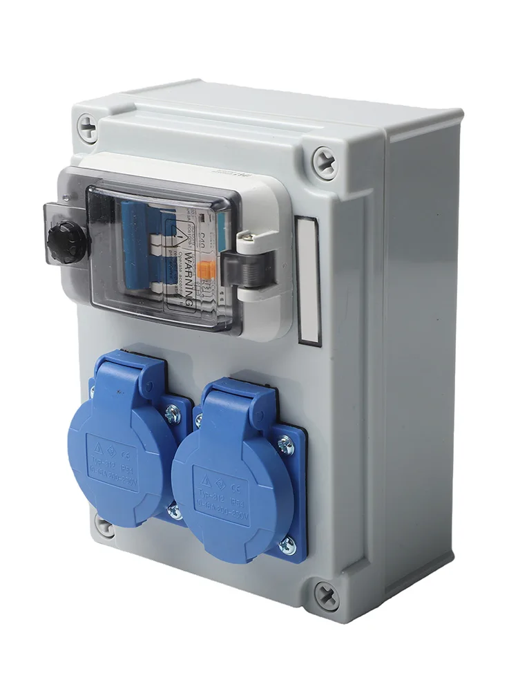 Construction Sites Gray Blue Wall Distributor Safe Power Distribution System Power Distribution Easy Installation