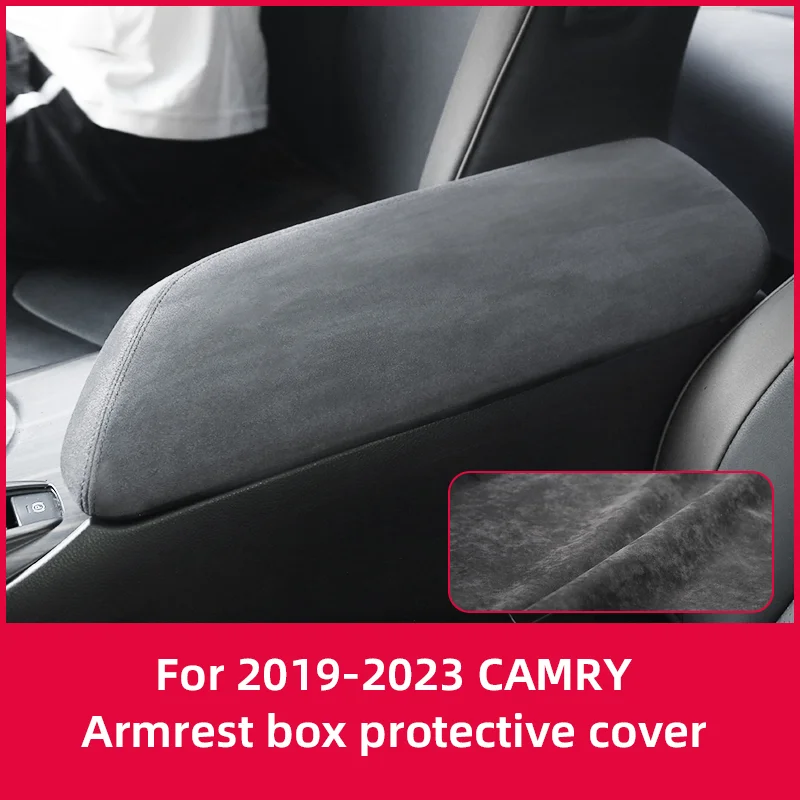 Central Control Armrest Box Protective Cover For Toyota Camry  XV70 2023 2022 2021 2020 2019  2018 Accessories Leather Pad