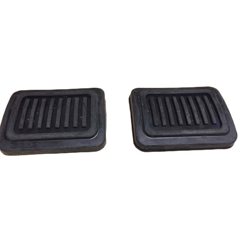 

2pcs Clutch Brake Pedal Pads Black For Dodge Ram For Cummins Turbo Diesel 1982-1993