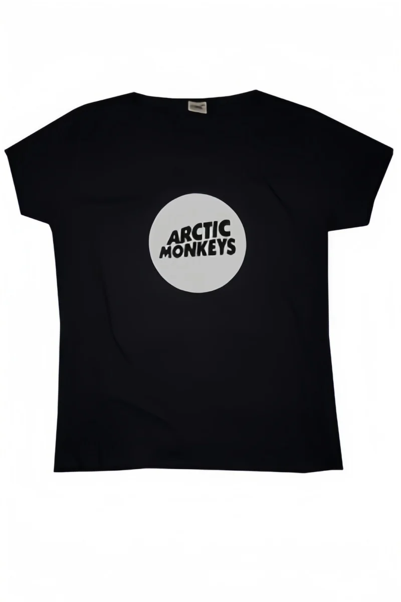 

2025 Summer Arctic Monkey Print Unisex Pure Cotton Round Neck Loose, Simple, Casual and Breathable