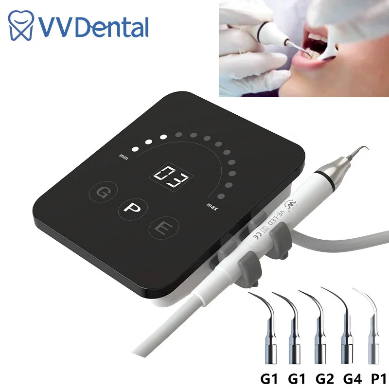 LED Dental Scaler Machine Endodontics Handpiece Ultrasonic Scaler Oral Care Tooth Cleaner Ultrasonic Dental Scaler Led Handpiece