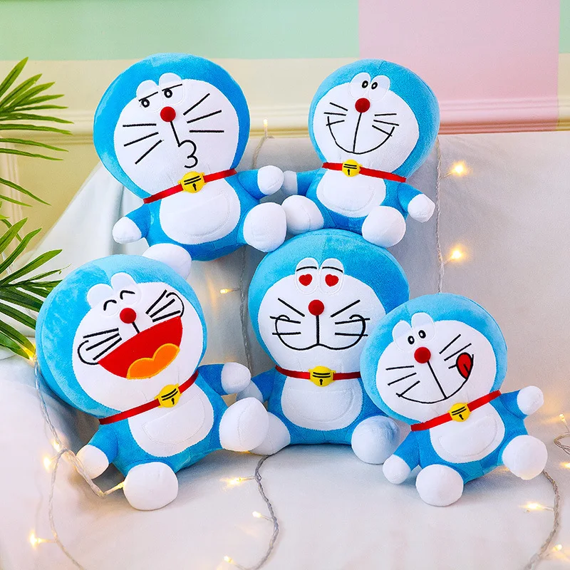 Kawaii Anime Doraemon Stuffed Plush Toy Soft Animal Plush Figures Dolls Birthday Gifts For Girlfriend Christmas Kids Toys