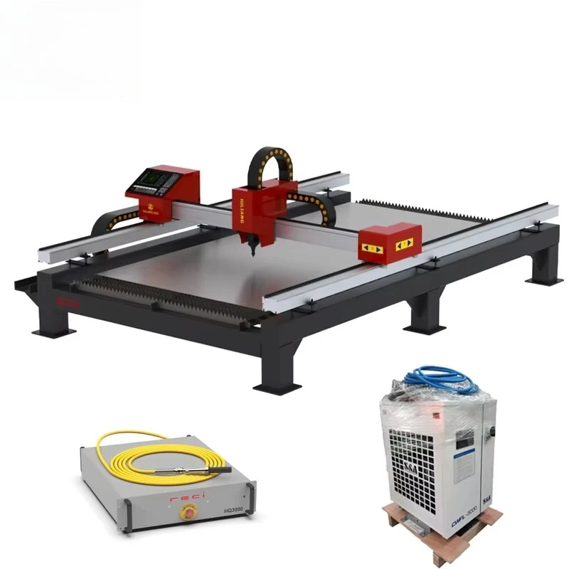 JL3015 Best-Selling Automatic Fiber Metal Laser Cutting Machine 1.5Kw CNC Water-Cooled 4-Axis for Sale