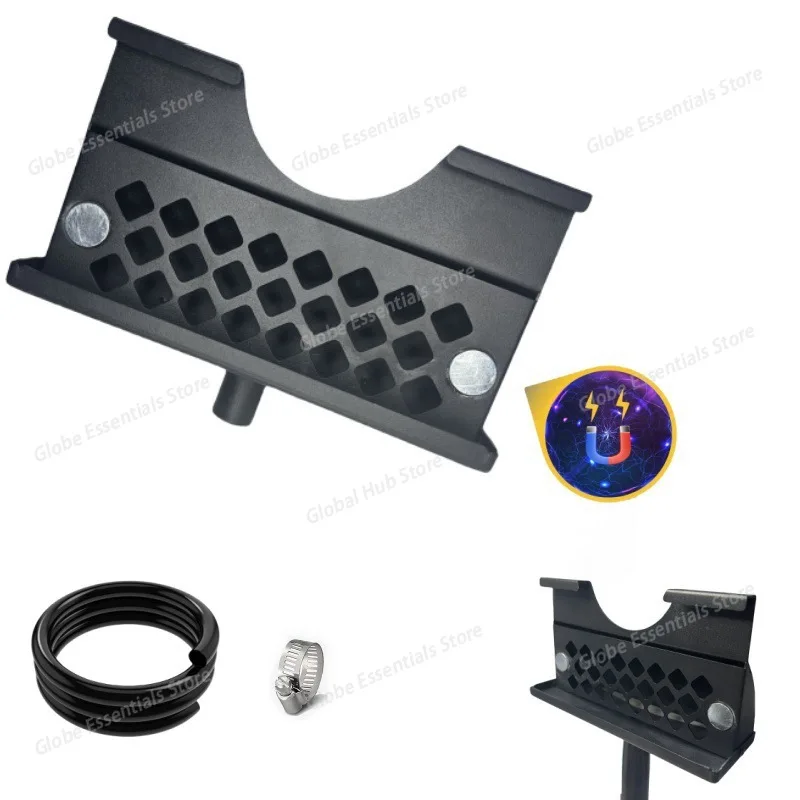 Rear Grease Drainage Funnel for Blackstone Magnetic Grease Catcher Upgrade Preventing Spills Integrated Grease Trap Liners