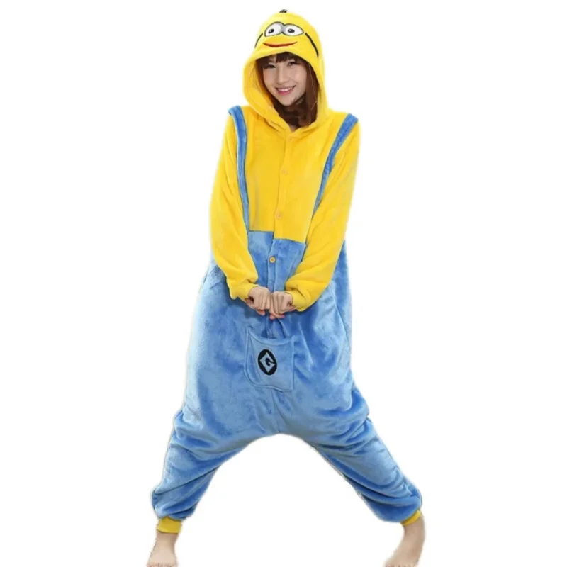 Adults Unisex Kigurumi Pajamas Onesies Family Pijama Winter Flannel Cartoon Cosplay Halloween Costumes Pyjamas Gift