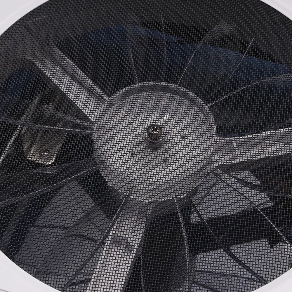 Ventilatore per auto da 11 pollici 12V ventilatore per camper ventilatore di scarico per roulotte in acciaio inossidabile accessori modificati per camper con estrattore d'aria silenzioso a LED