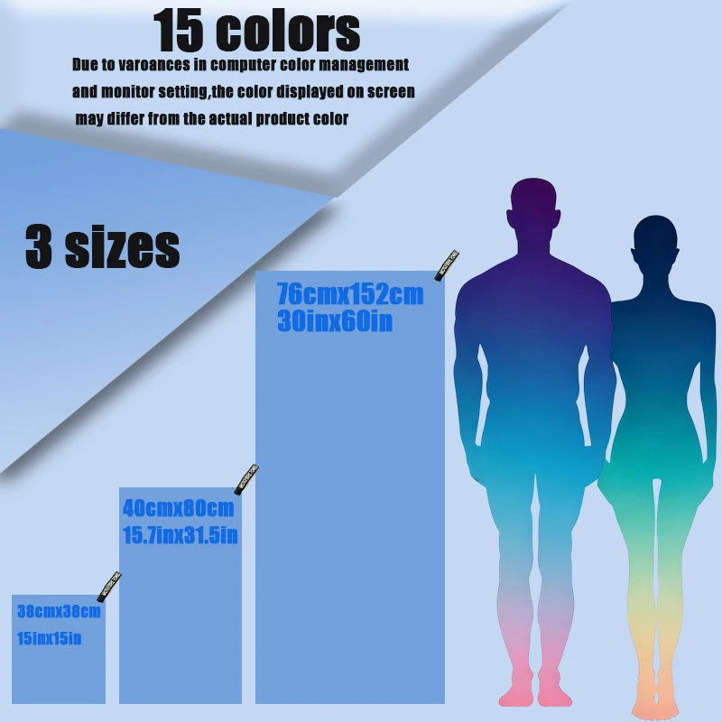 1 قطعة منشفة من الألياف الدقيقة خالية من الرمال سريعة الجفاف منشفة فائقة الامتصاص منشفة ناعمة خفيفة الوزن للسباحة الصالة الرياضية متعددة الأغراض التخييم