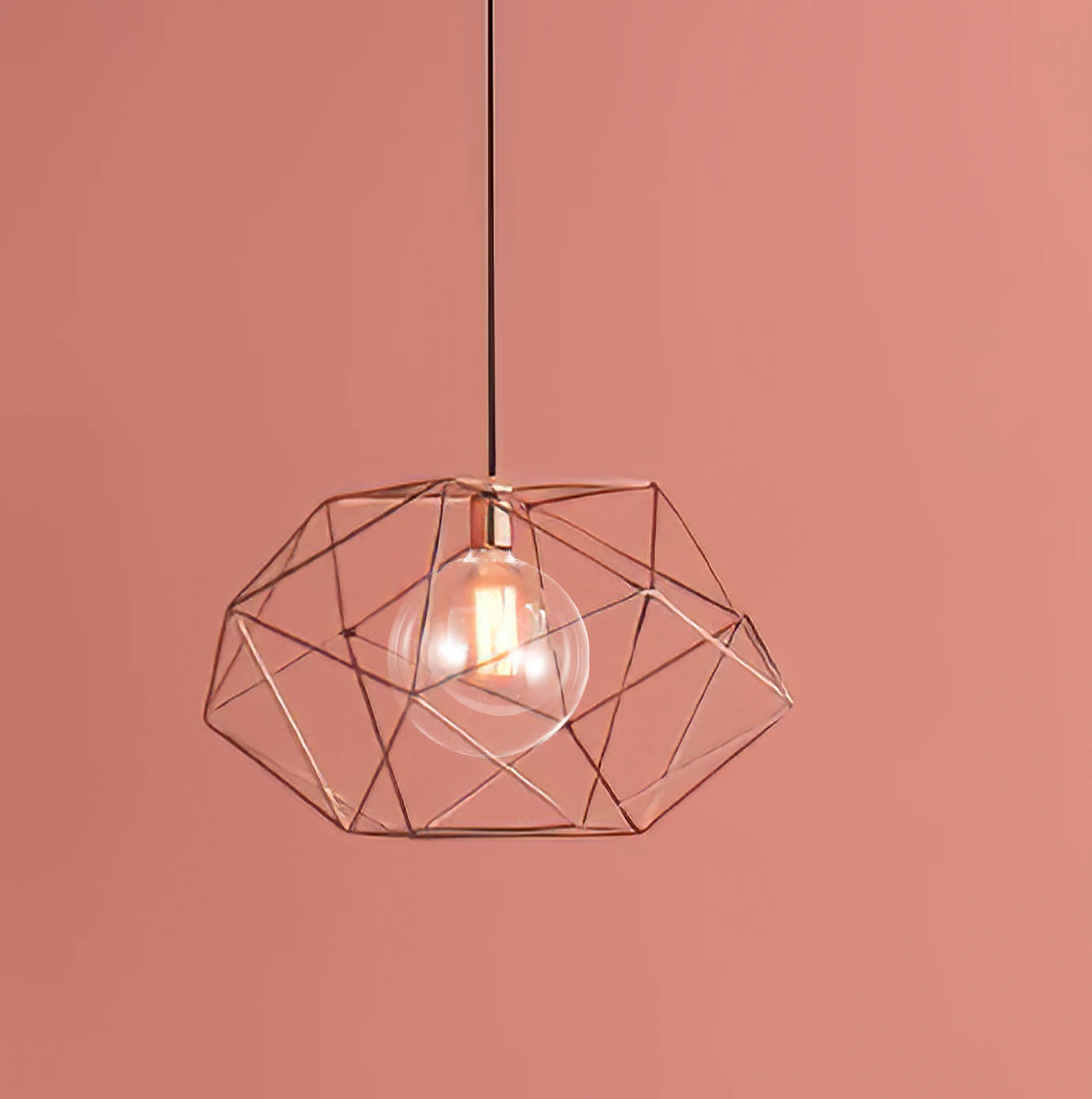 

80Mm G4 Socket Glass Lamp Shade Pendant Light Cover Nordic Style Ceiling Lampshade Replacement for Living Room Bedroom