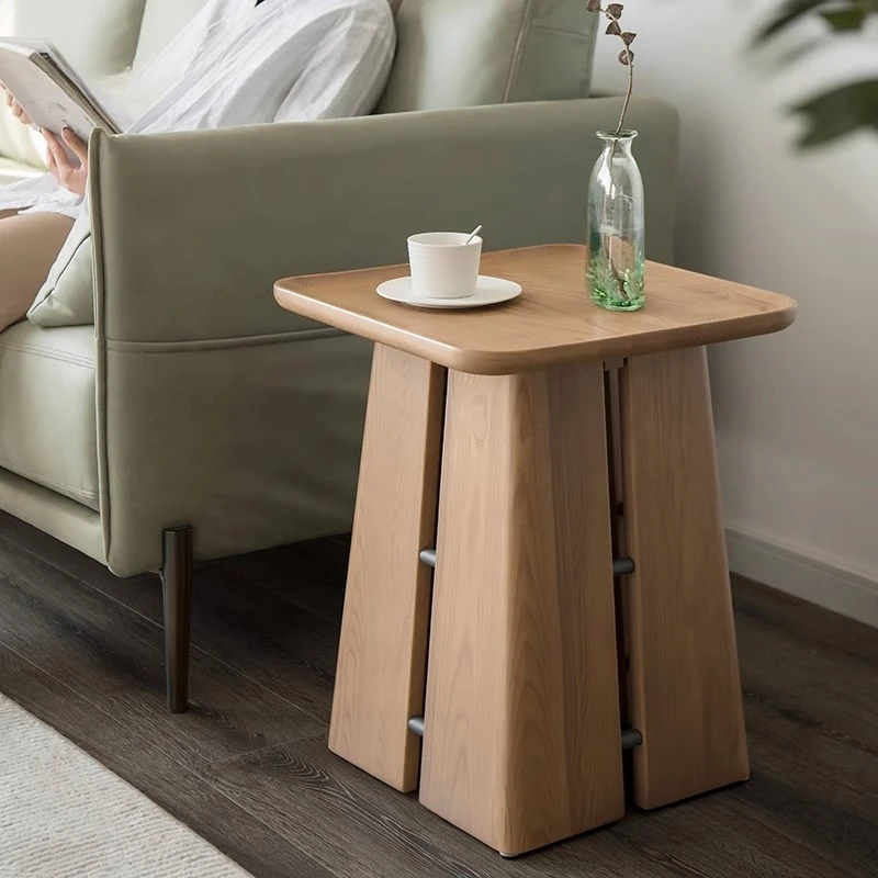 

Nordic Vintage Living Room Side Table Modern Simple Originality Solid Wood Coffee Tables Famous Design Home Furniture Mesa FYST