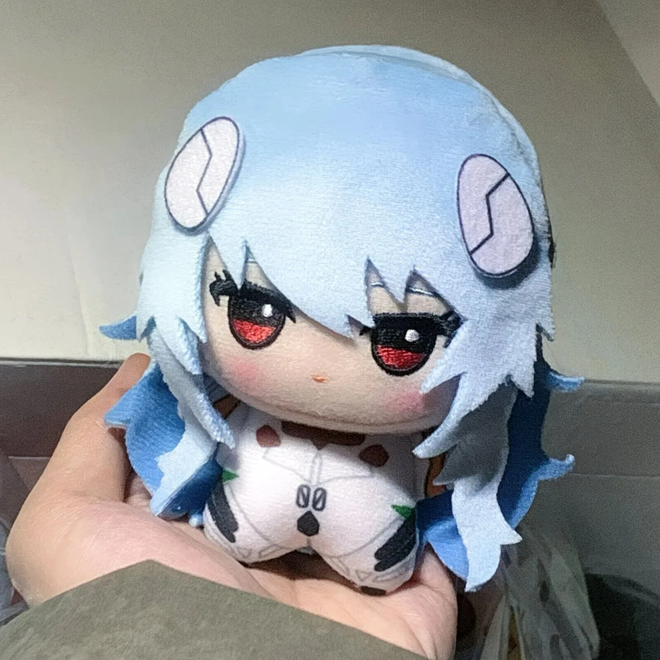 10cm Neon Genesis Evangelion‌ Peripheral Products Ayanami Rei Kaworu Nagisa Soryu Asuka Langley Cute Cotton Doll Plush Doll - view 2