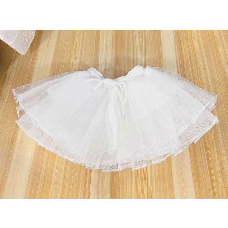 Korean Original Imported Children's Hooded Underskirt/birthday Hanfu Skirt Support/half Body Underskirt