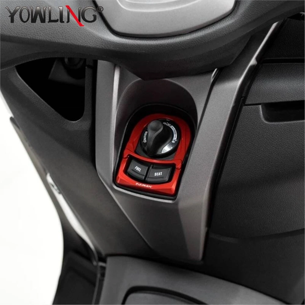 

For Yamaha Nmax155 Nmax125 Nmax160 CNC Electric Door Lock Trim Cover Door Striker Lgnition Switch Nmax 155 125 160 Motorcycle