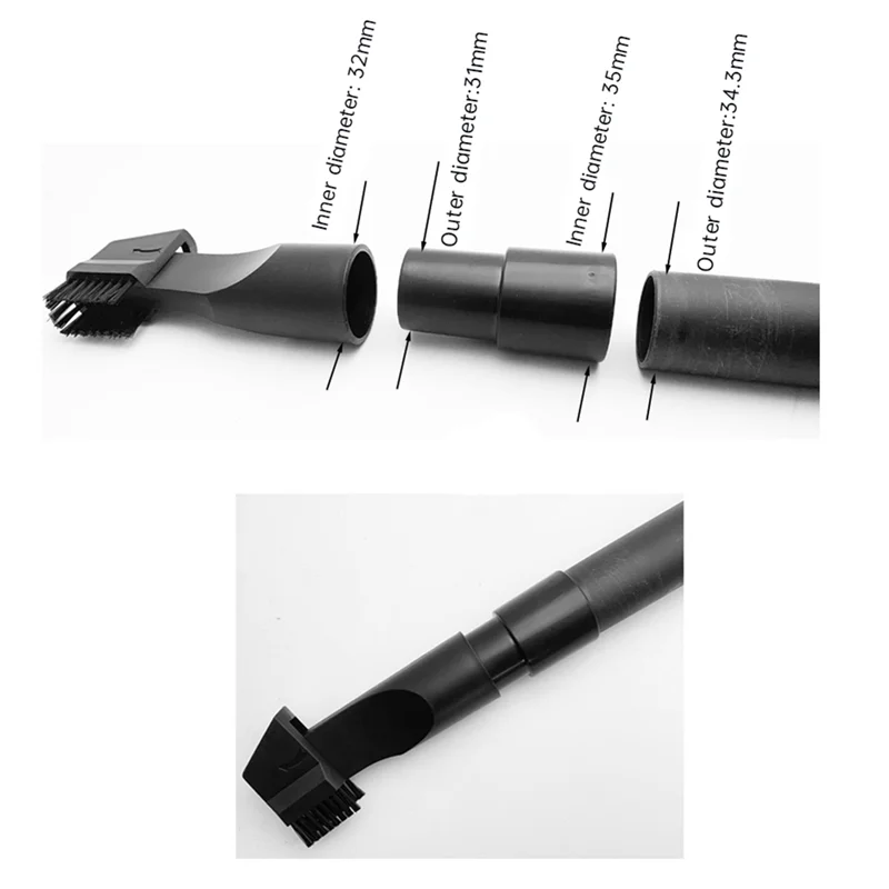 مجموعة استبدال فرشاة الغبار 7 قطع محول للمكانس الكهربائية من سلسلة Shark IX و IZ - تتضمن فرشاة أرضية ومحول خرطوم مكنسة كهربائية