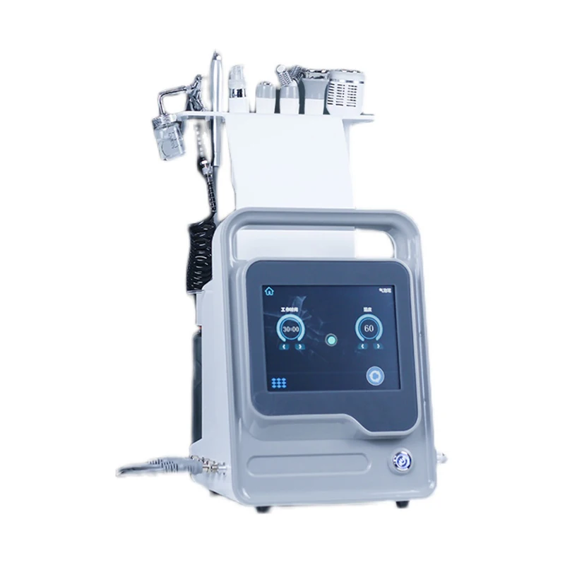 8 In 1 Multifunctional Water Oxygen Hot Bubble Spa Facial Lift Skin Care Beauty Deep Cleaning Bubble Oxygen Injection Instrument