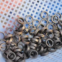 Anillo de pistón de dos etapas HPA para compresores y compresores, anillos de pistón, metralla, 10 Uds., accesorios de Cilindro de ajuste neumático 40MPA