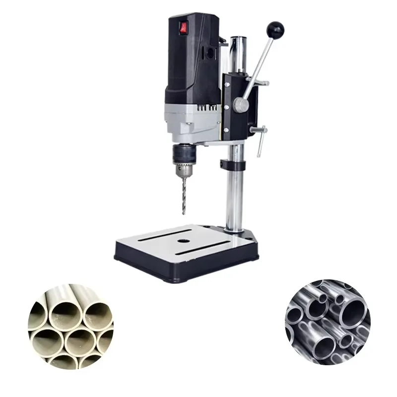 آلة الحفر والطحن الصناعية الصغيرة عالية الطاقة 220 فولت مع طاولة حفر مقعد متعددة الوظائف عالية الدقة #1