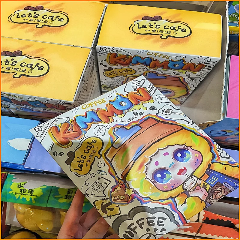 

In Stock New Genuine Kimmon-Les'Cafe-Series Blind Box Trendy Toys Cute Doll Vinyl Plush Bag Pendant Doll Collection Toys Gifts