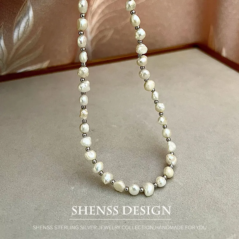 5-6mm Natural Freshwater Pearl Bracelet Necklace