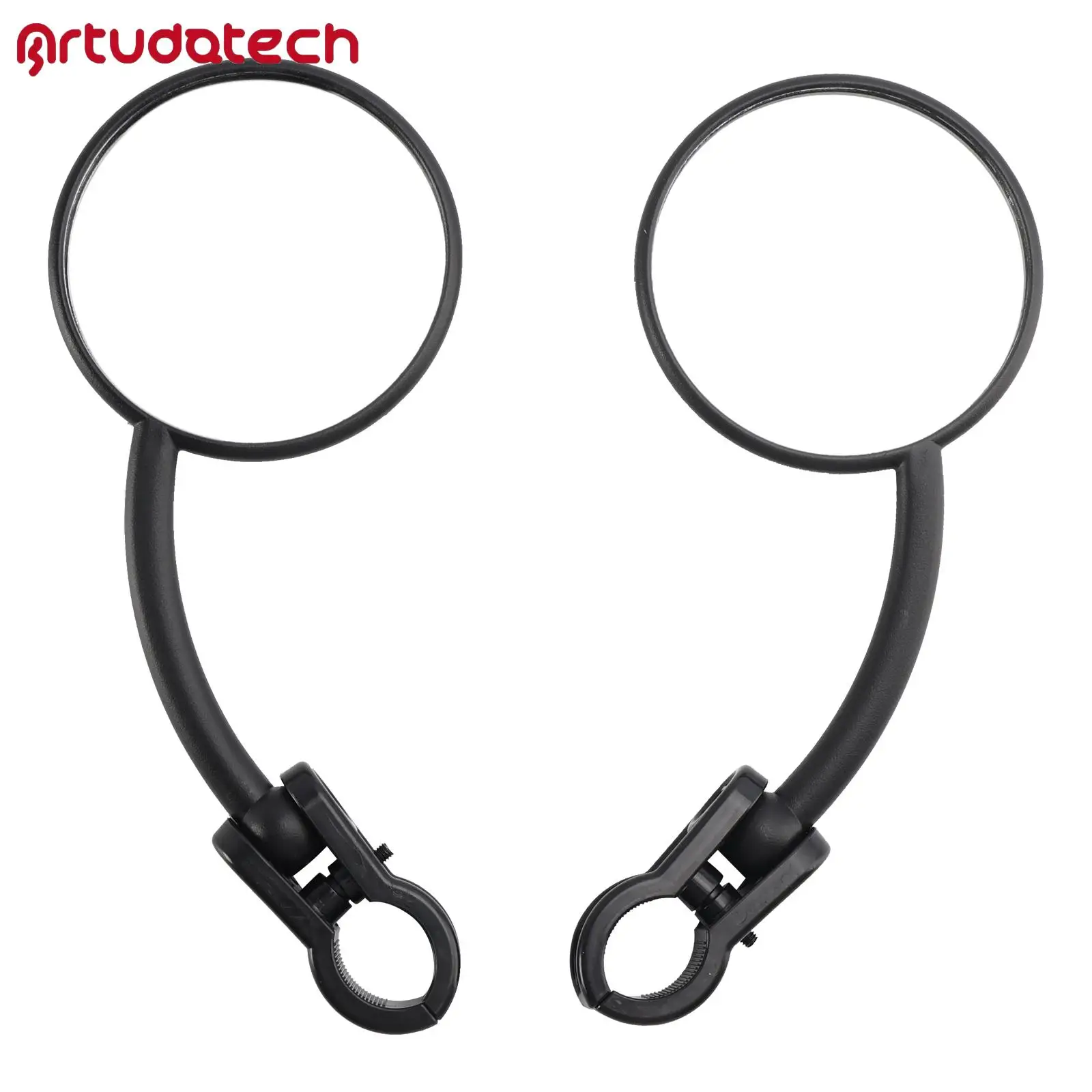 

Enduro Mirrors New Pair Of Clamp On Motorcycle Mirror Trail Bike ATV MX Easy Fit