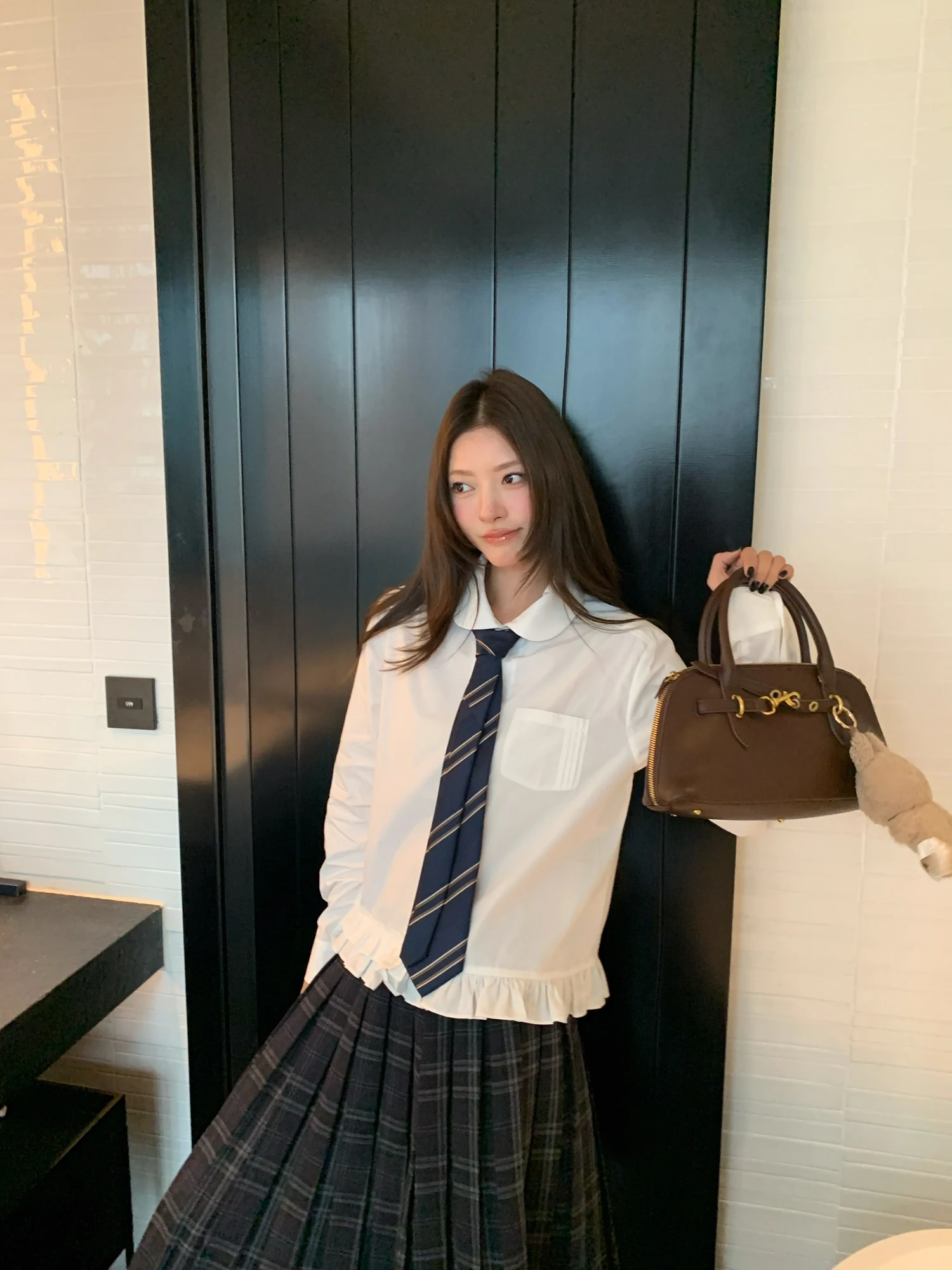 

Дизайнерская цветная кукла-пудель из зимней коллекции с цветочным принтом и рюшами для девочек, модная одежда с цветочным принтом.