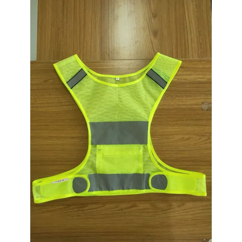 1pcs Outdoor Running Reflective Vest Cycling Vest  Lightweight Safety Fishing Vest Sports Gear for Women Men Clothing